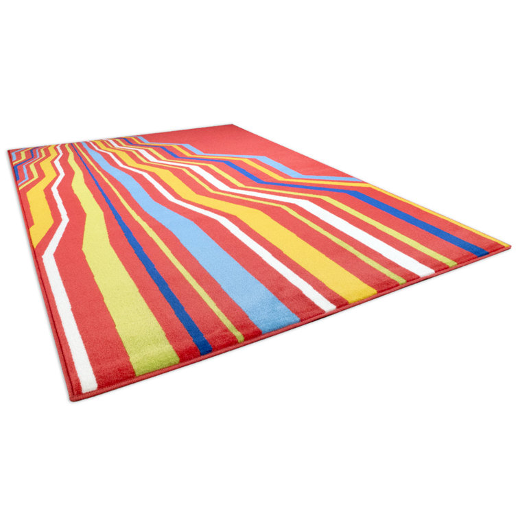 Latitude Run Konstantin HandwovenOrange/Yellow Rug Wayfair.co.uk